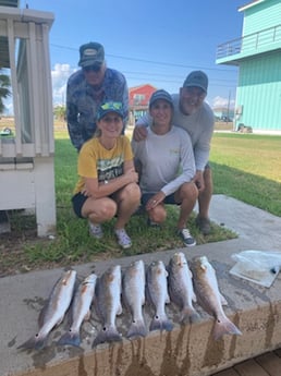 Redfish fishing in Rockport, Texas