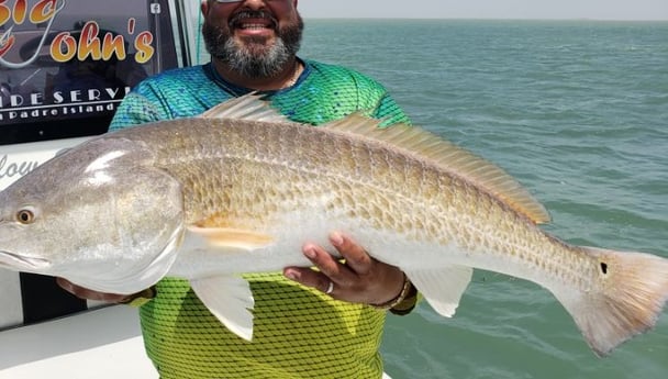 Redfish fishing in Port Isabel, Texas