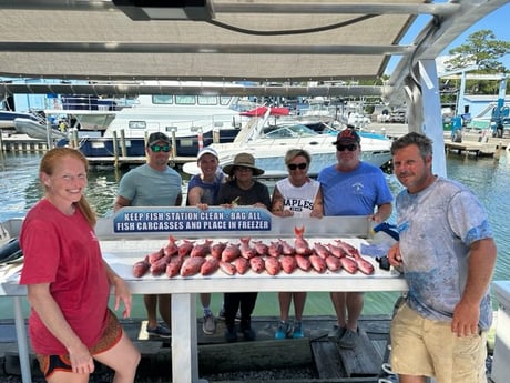 Vermillion Snapper Fishing in Destin, Florida