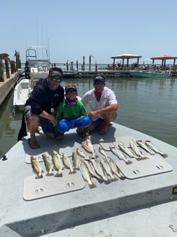 Speckled Trout / Spotted Seatrout fishing in Corpus Christi, Texas