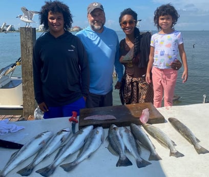 Speckled Trout / Spotted Seatrout fishing in Galveston, Texas