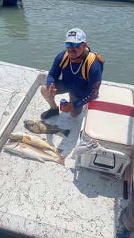 Flounder, Speckled Trout / Spotted Seatrout fishing in South Padre Island, Texas