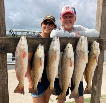 Redfish fishing in Rockport, Texas