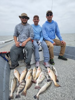 Redfish, Speckled Trout / Spotted Seatrout fishing in Galveston, Texas