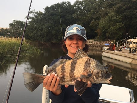 Black Drum fishing in Charleston, South Carolina