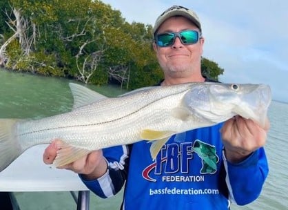 Snook fishing in Tavernier, Florida