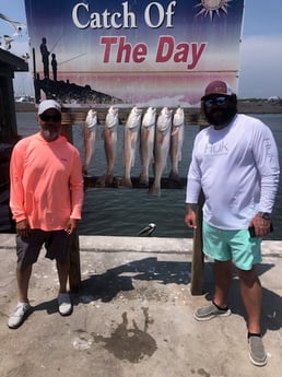 Redfish fishing in Rockport, Texas