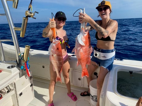 Red Snapper fishing in Port Isabel, Texas