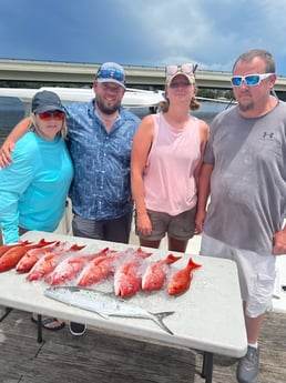 Red Snapper, Spanish Mackerel fishing in Pensacola, Florida