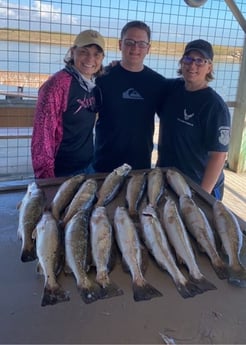 Speckled Trout / Spotted Seatrout fishing in Matagorda, Texas