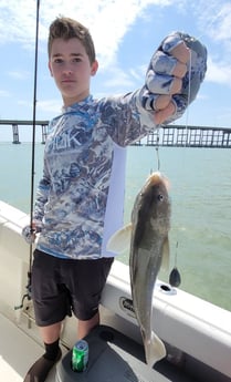 Redfish fishing in South Padre Island, Texas