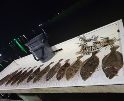 Flounder fishing in Freeport, Texas