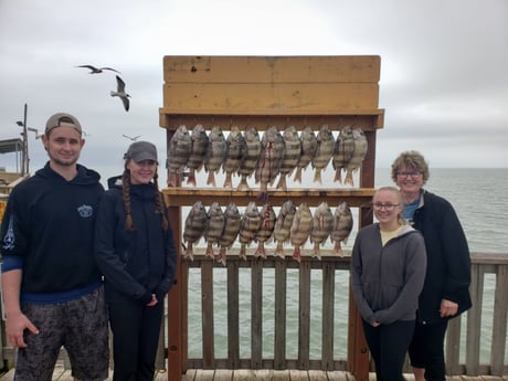 Redfish fishing in Port Isabel, Texas