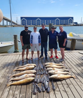 Hardhead Catfish, Redfish Fishing in Freeport, Texas