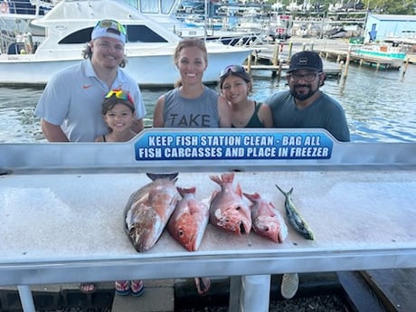 Mangrove Snapper, Red Snapper, Spanish Mackerel Fishing in Destin, Florida