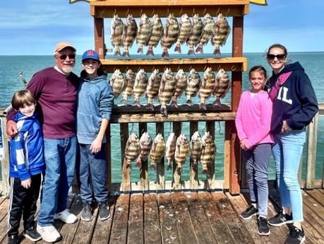 Sheepshead Fishing in South Padre Island, Texas