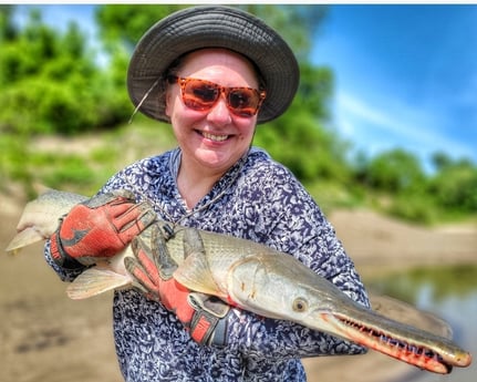 Alligator Gar fishing in Dallas, Texas