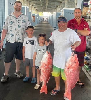 Red Snapper fishing in Galveston, Texas