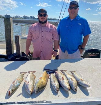 Redfish, Speckled Trout / Spotted Seatrout fishing in Galveston, Texas