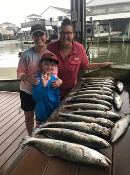 Speckled Trout / Spotted Seatrout fishing in Galveston, Texas