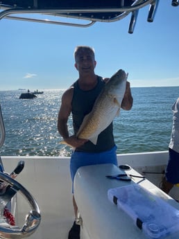 Redfish fishing in Galveston, Texas