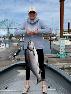Chinook Salmon Fishing in Warren, Oregon
