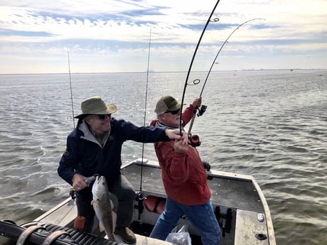 Redfish fishing in Rockport, Texas