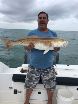 Redfish fishing in Surfside Beach, Texas