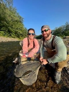 Rainbow Trout Fishing in Broken Bow, Oklahoma