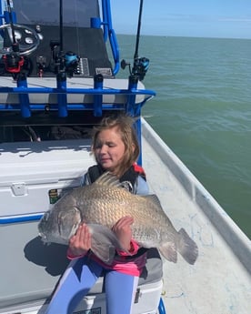 Black Drum fishing in Corpus Christi, Texas