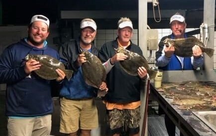 Flounder fishing in Port O&#039;Connor, Texas