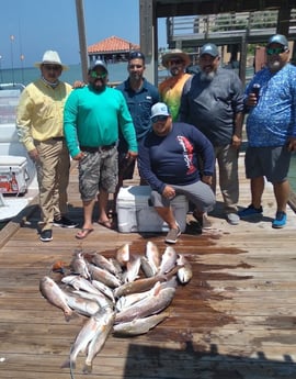 Redfish, Speckled Trout / Spotted Seatrout fishing in South Padre Islands, Texas