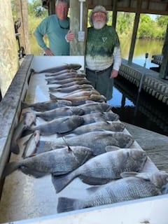 Fishing in Delacroix, Louisiana