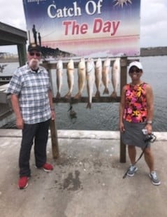 Redfish fishing in Rockport, Texas