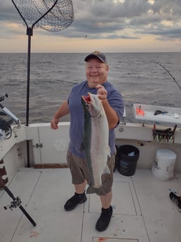 Coho Salmon fishing in Kenosha, Wisconsin