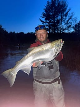 Fishing in Big Rapids, Michigan