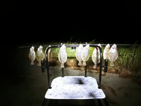 Flounder fishing in Rio Hondo, Texas