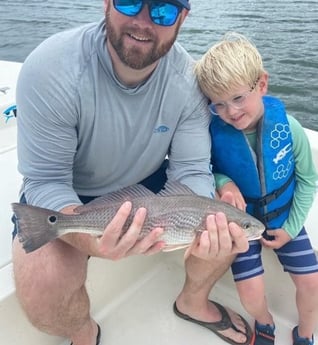 Redfish fishing in Beaufort, North Carolina