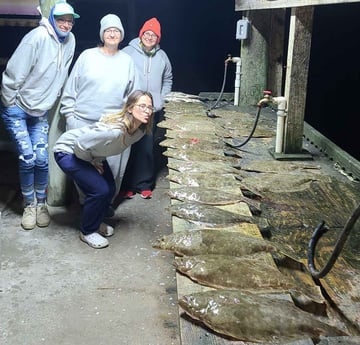 Flounder fishing in Aransas Pass, Texas