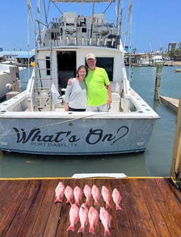 Red Snapper Fishing in South Padre Island, Texas