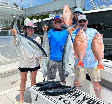 Blackfin Tuna, False Albacore, Mutton Snapper Fishing in Islamorada, Florida