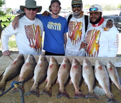 Redfish fishing in San Antonio, Texas