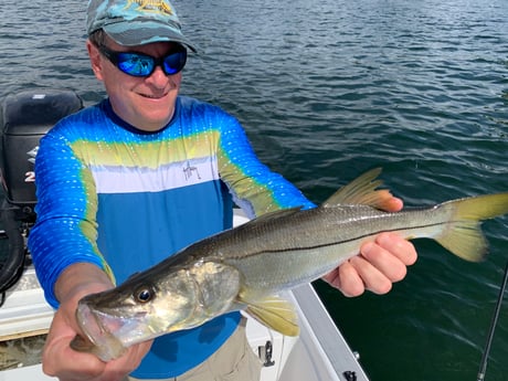 Snook fishing in Palm Beach, Florida, USA