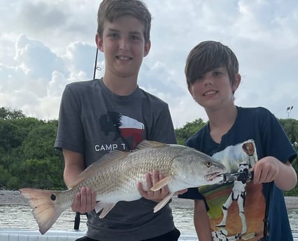 Redfish fishing in Galveston, Texas