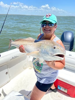 Redfish fishing in Surfside Beach, Texas