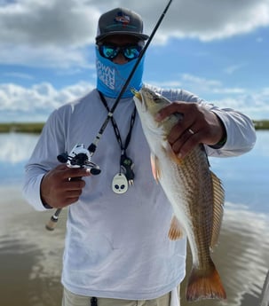 Redfish fishing in Galveston, Texas