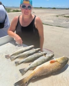 Redfish, Speckled Trout / Spotted Seatrout fishing in Galveston, Texas