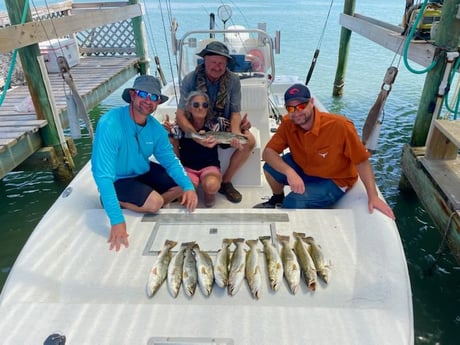 Speckled Trout / Spotted Seatrout fishing in Corpus Christi, Texas