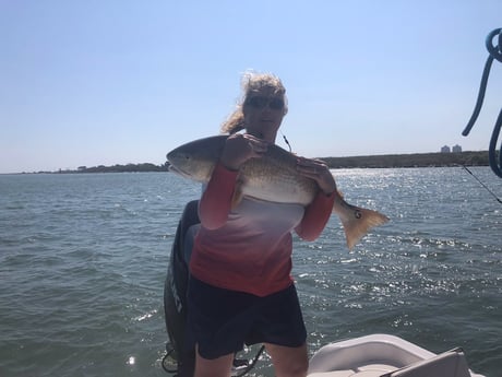 Redfish fishing in League City, Texas