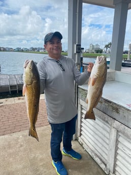 Redfish fishing in Galveston, Texas